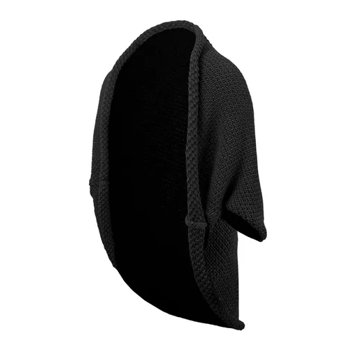 Bontis Pletený kardigán s variabilnou dĺžkou - Čierna | uni