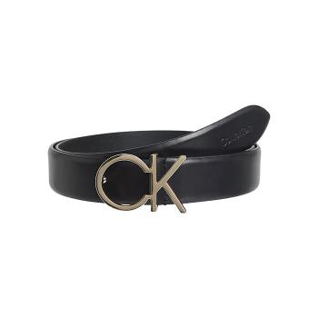 Calvin Klein Jeans  RE-LOCK CK LOGO BELT 30MM K60K610157  Opasky Čierna