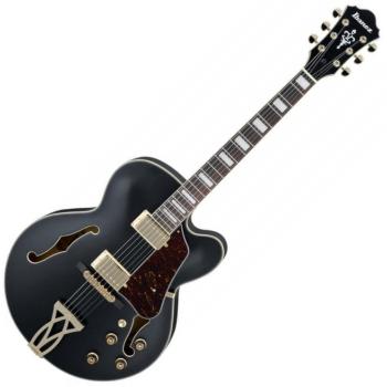 Ibanez AF75G Artcore Black Flat Semiakustická gitara