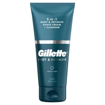 Gillette Umývacia emulzia a prípravok na holenie 2v1 Body & Intimate (Body & Intimate Shave Cream + Cleanser) 177 ml