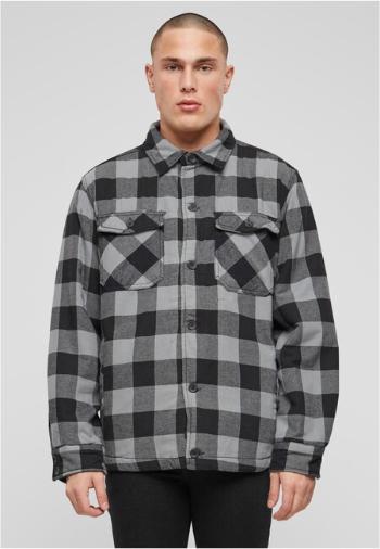 Brandit Lumberjacket black/charcoal - M
