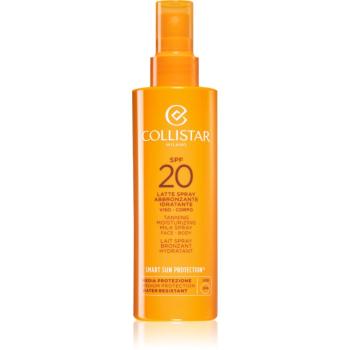 Collistar Smart Sun Protection Tanning Moisturizing Milk Spray SPF 20 ochranné mlieko v spreji SPF 20 200 ml