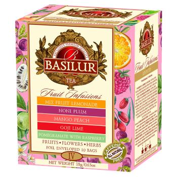 BASILUR Fruit infusions assorted IV ovocné čaje 10 sáčkov