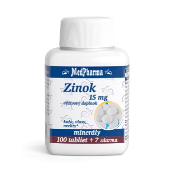 MEDPHARMA Zinok 15 mg 107 tabliet