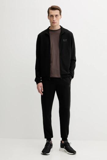 Tepláková súprava EA7 Emporio Armani čierna farba, AF12501.7M000664