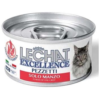 Monge Lechat Excellence Flakes s hovädzím mäsom 80g (8009470060868)