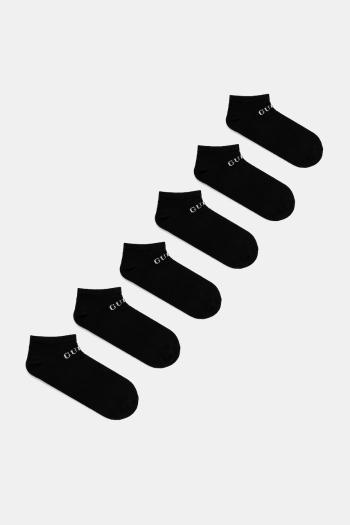 Ponožky Guess 6-pak čierna farba, U4YG51 Z3F60