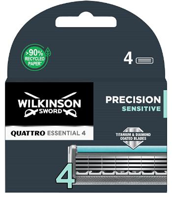 WILKINSON SWORD Quattro titanium sensitve náhradná hlavica 4 ks