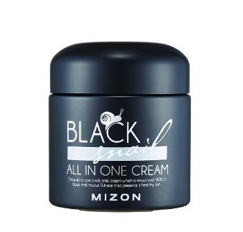 Mizon Pleťový krém s filtrátom sekrétu Afrického čierneho slimáky 90% (Black Snail All In One Cream) 75 ml