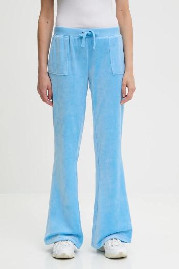 Velúrové tepláky Juicy Couture CAISA LOW RISE PANT jednofarebná, JCSEBJ008