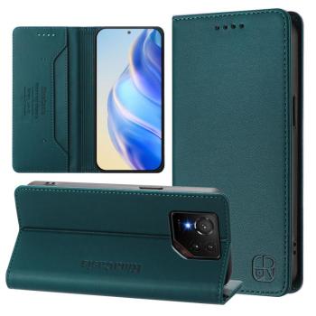 RINA Zaklápacie puzdro pre Asus ROG Phone 9 / ROG Phone 9 Pro tmavozelené