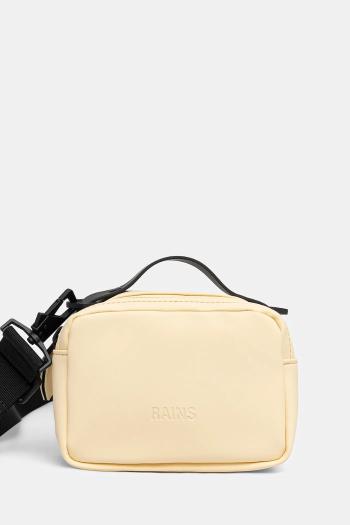 Malá taška Rains Box Bag Micro W3 žltá farba, 14120