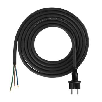 Flexo šnúra gumená 3x1,5mm2 3m čierna EMOS S03230