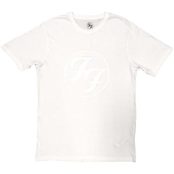 Foo Fighters tričko Ff Logo Biela XXL