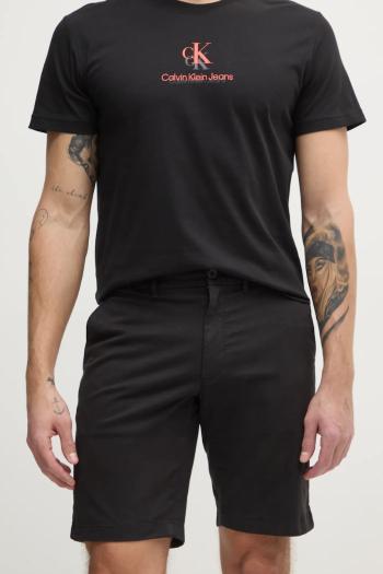 Šortky Calvin Klein pánske, čierna farba, K10K114063