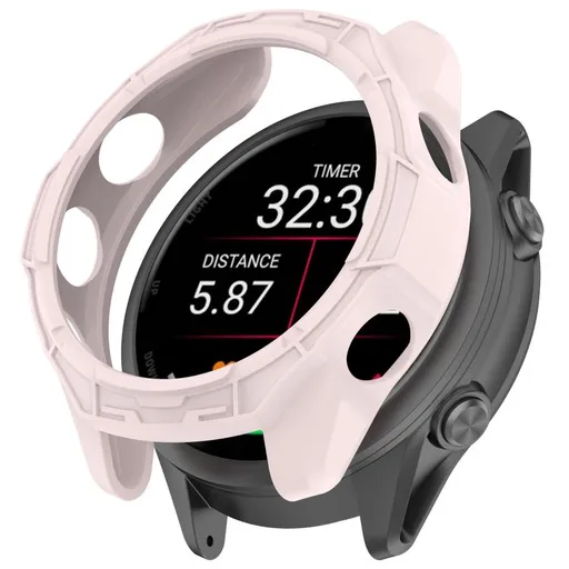 TPU HALF COVER Kryt pre Garmin Forerunner 570 47mm ružový