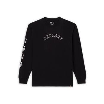 Dickies  x spitfire long sleeve tee  Tričká a polokošele Čierna