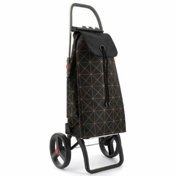Geantă de cumpărături Rolser I-Max 2 Logic RSG peroți, negru și galben, galben