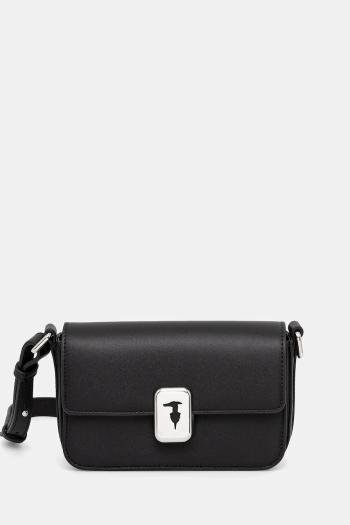 Kožená kabelka Trussardi čierna farba, Z601E005978N
