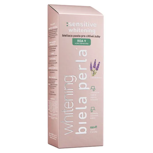 BIELA PERLA Bieliaca zubná pasta pre citlivé zuby s levanduľou 75 ml