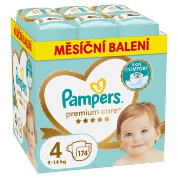 PAMPERS Plienky jednorázové Premium Care veľ. 4 (174 ks) 9-14 kg - mesačné balenie