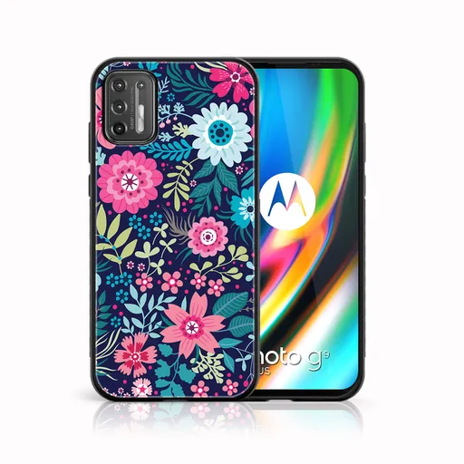 MY ART Silikónový kryt Motorola Moto G9 Plus FLORA (038)