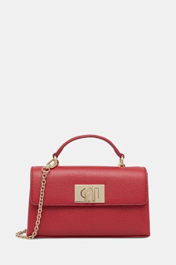 Kožená kabelka Furla červená farba, WE00423.ARE000.RUB00