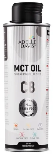 Adelle Davis MCT OIL C8 kokosový olej 250ml