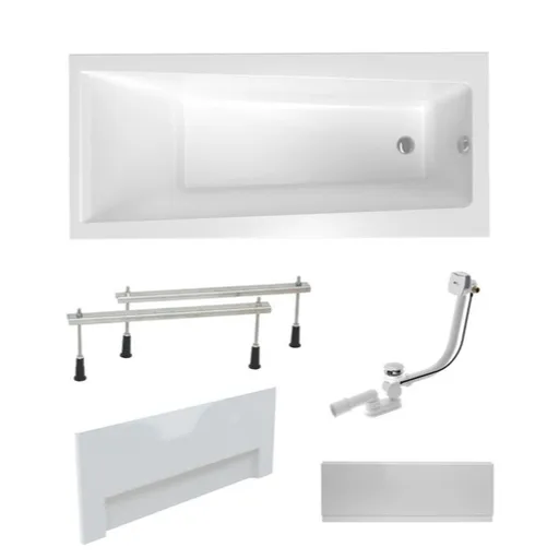 Obdĺžniková vaňa Laguna Idea Plus 170x75 cm akrylát ľavá aj pravá SIKOID1700APNP