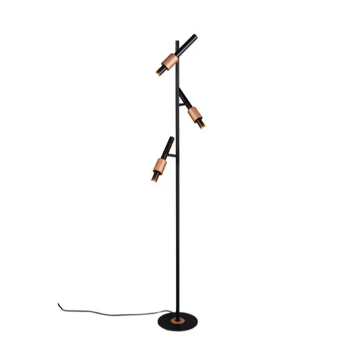 Stojaca lampa Trio Select Ikaris čierna 455310332