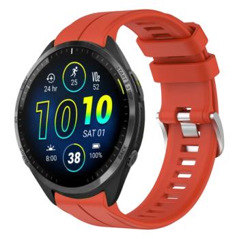 SILICONE Vymeniteľný remienok pre Garmin Forerunner 965 červený