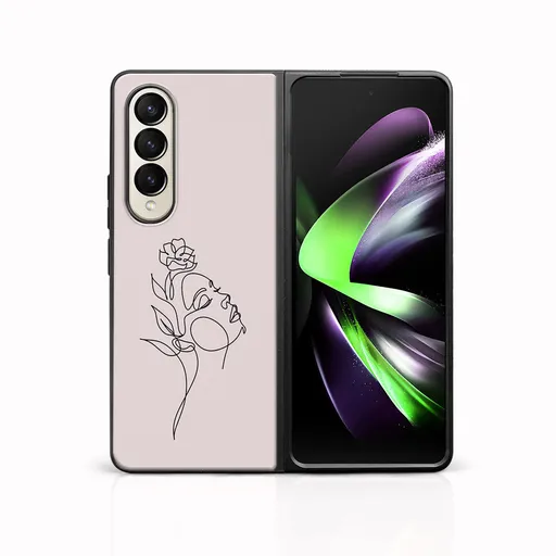MY ART Ochranný kryt pre Samsung Galaxy Z Fold 3 5G ROSE GIRL (198)