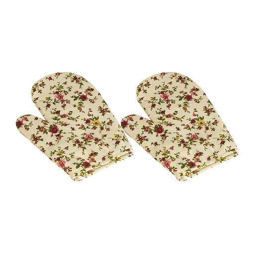 Bellatex Kuchyňská chňapka Růžička růžová , 28 x18 cm, 2 ks