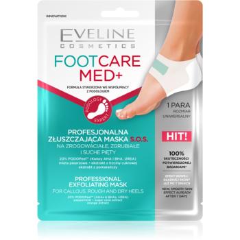 Eveline Cosmetics Foot Care Med exfoliačná maska na päty 2 ks