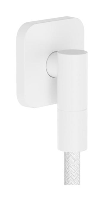 Podomietkový vývod Hansgrohe FixFit Fine Q so spätným ventilom matná biela 28884700