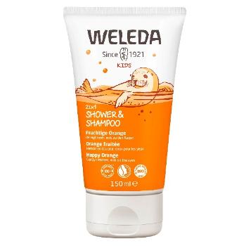 Weleda Sprchový krém a šampón 2 v 1 Šťastný pomaranč 150 ml