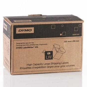 Dymo S0947420, 102mm x 59mm, 2x575 ks, biele, veľké vysokokapacitné, prepravné papierové etikety