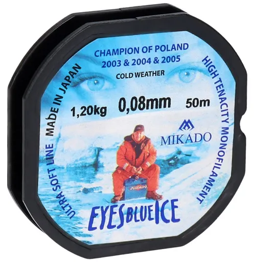 Mikado vlasec eyes blue ice 50 m - 0,12 mm 2,4 kg