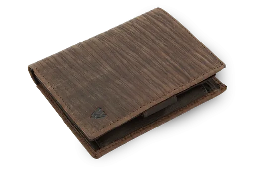 Tmavo hnedá pánska kožená peňaženka v štýle BAMBOO 514-4050-47