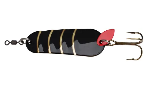 Abu garcia blyskáč atom spoon sinking zebra - 7,5 cm 25 g