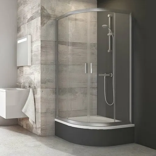 Ravak Blix sprchový kút štvrťkruh 90x90 cm 3b270u40z1 BLCP490SABTS