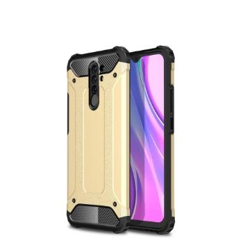 TOUGH Ochranný kryt Xiaomi Redmi 9 zlatý