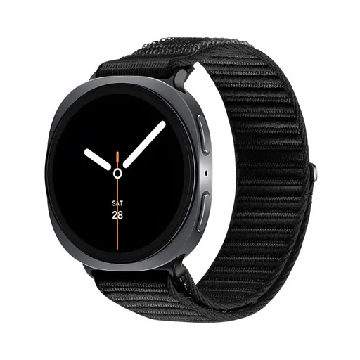DUX YE Nylonový remienok pre Samsung Galaxy Watch8 / Watch8 Classic čierny