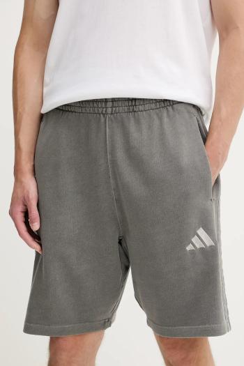 Bavlnené šortky adidas All SZN šedá farba, JN0607