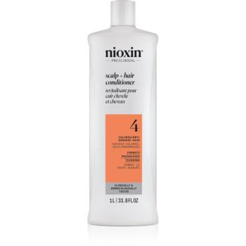 Nioxin System 4 Scalp + Hair Conditioner hydratačný a vyživujúci kondicionér pre farbené a poškodené vlasy 1000 ml