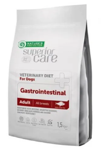 Natures Protection Superior care gastrointestinal dog adult dietetic all breeds white fish granule pre psy 1,5 kg