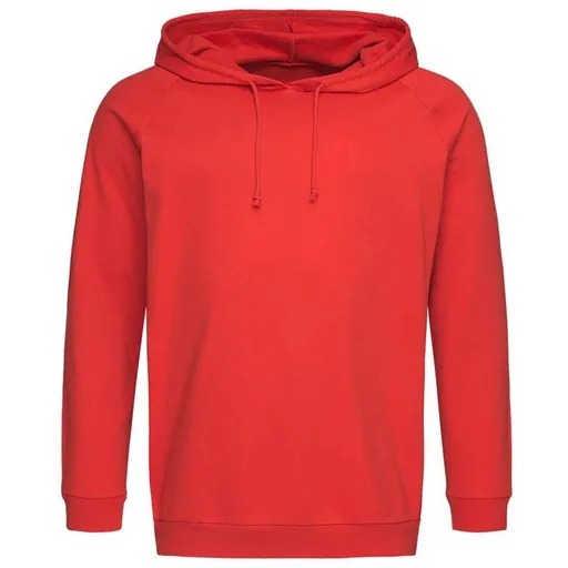 Stedman Ľahká bavlnená mikina s kapucňou - Červená | 2XL