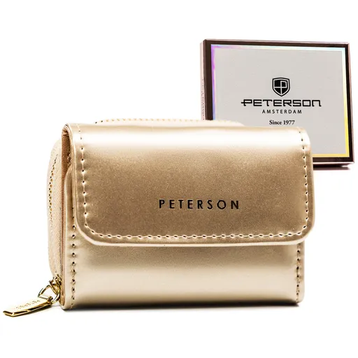 Elegantná dámska peňaženka z lakovanej ekologickej kože - Peterson