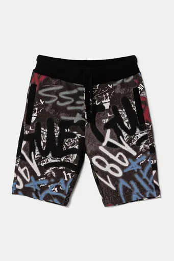 Detské bavlnené šortky Guess