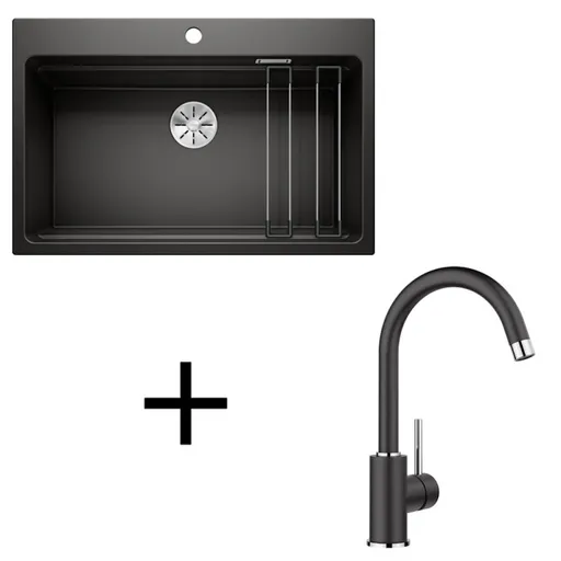 Blanco set Etagon 8 + Mida silgranit čierna